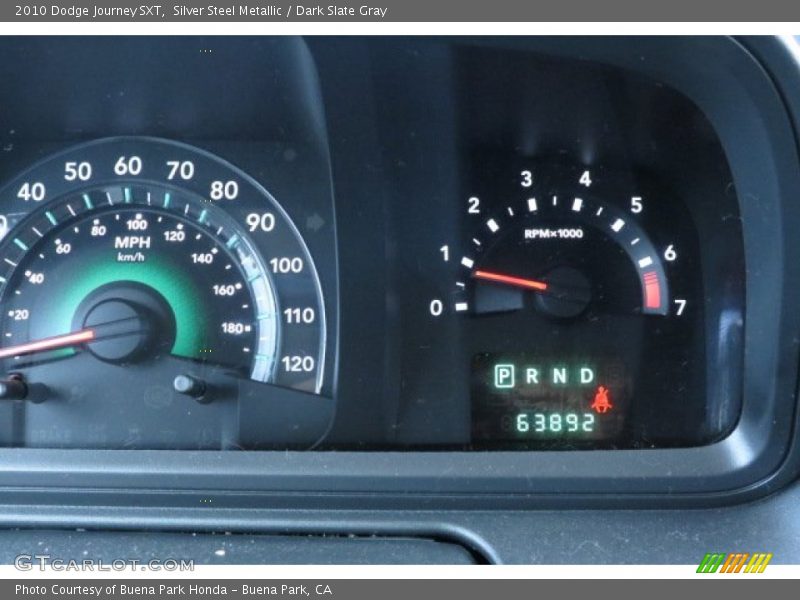 Silver Steel Metallic / Dark Slate Gray 2010 Dodge Journey SXT