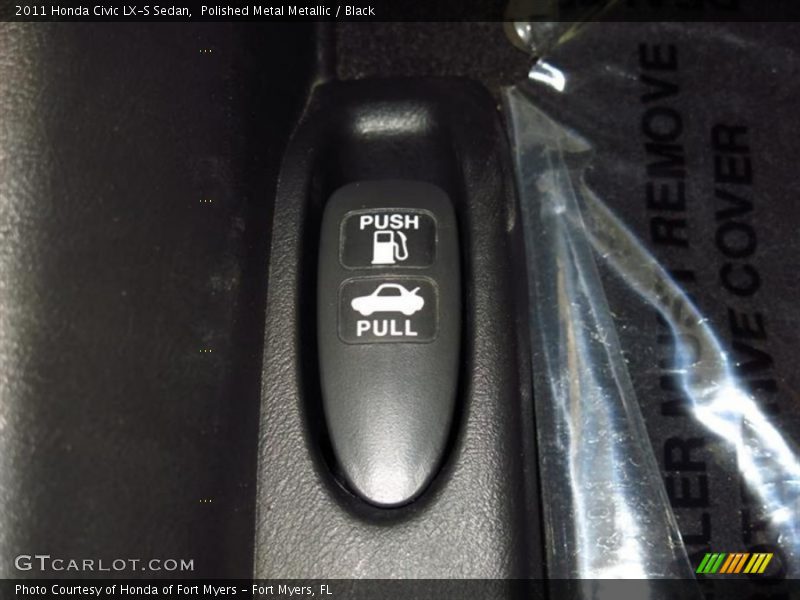 Polished Metal Metallic / Black 2011 Honda Civic LX-S Sedan