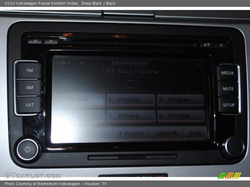 Deep Black / Black 2010 Volkswagen Passat Komfort Sedan