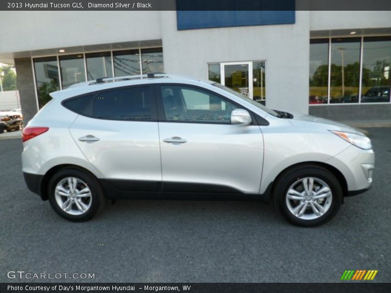 Diamond Silver / Black 2013 Hyundai Tucson GLS