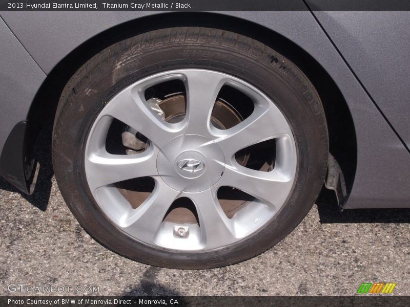 Titanium Gray Metallic / Black 2013 Hyundai Elantra Limited