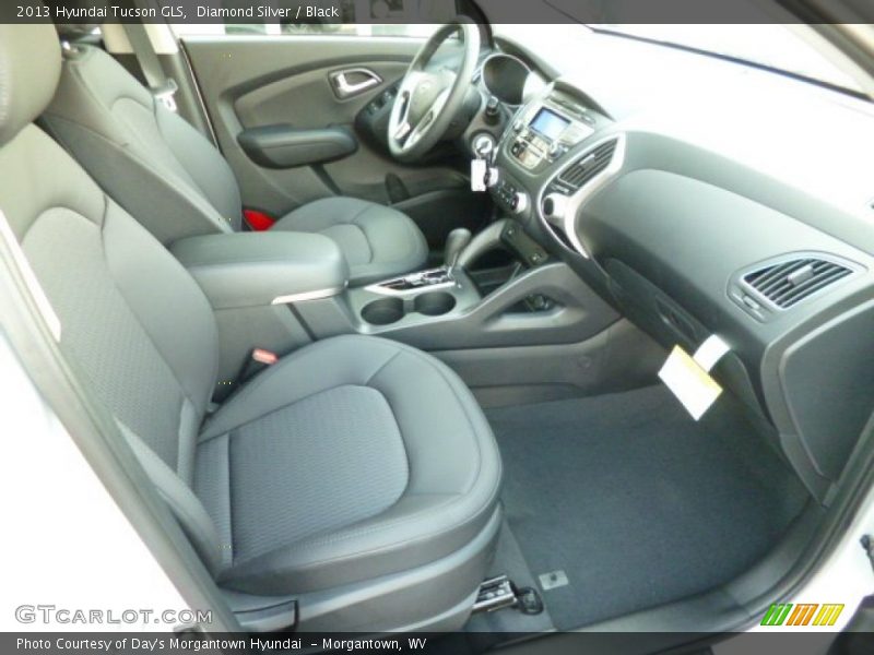 Diamond Silver / Black 2013 Hyundai Tucson GLS