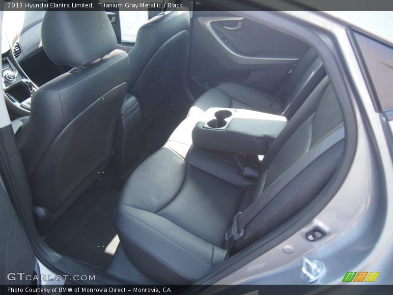 Titanium Gray Metallic / Black 2013 Hyundai Elantra Limited