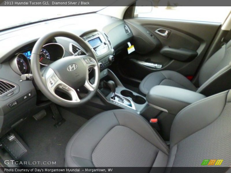Diamond Silver / Black 2013 Hyundai Tucson GLS