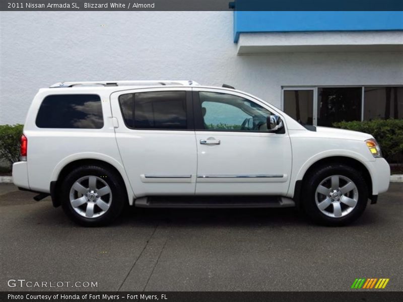 Blizzard White / Almond 2011 Nissan Armada SL