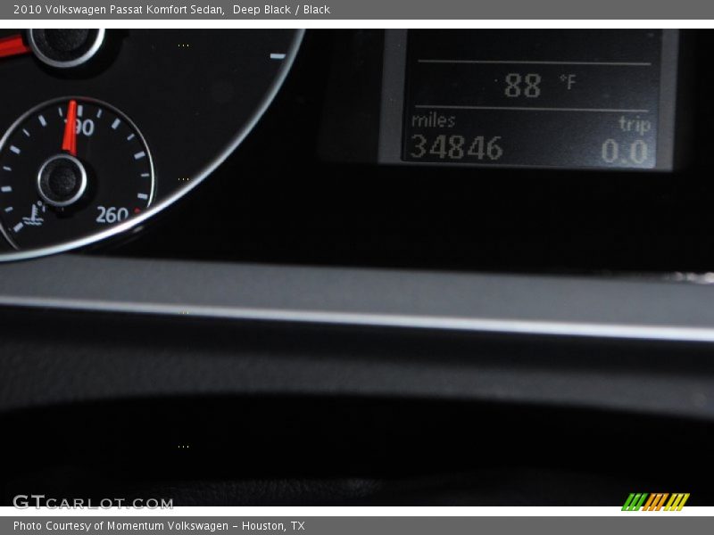 Deep Black / Black 2010 Volkswagen Passat Komfort Sedan