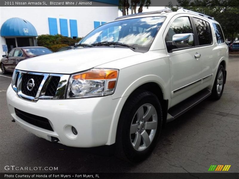 Blizzard White / Almond 2011 Nissan Armada SL