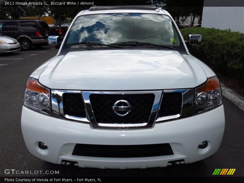Blizzard White / Almond 2011 Nissan Armada SL