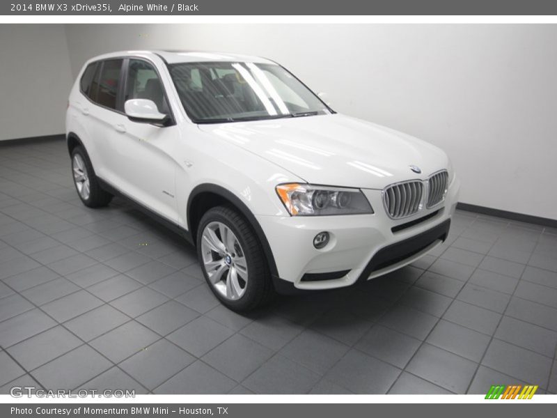 Front 3/4 View of 2014 X3 xDrive35i