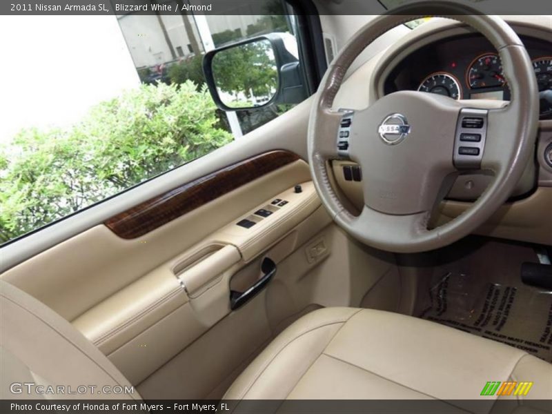 Blizzard White / Almond 2011 Nissan Armada SL