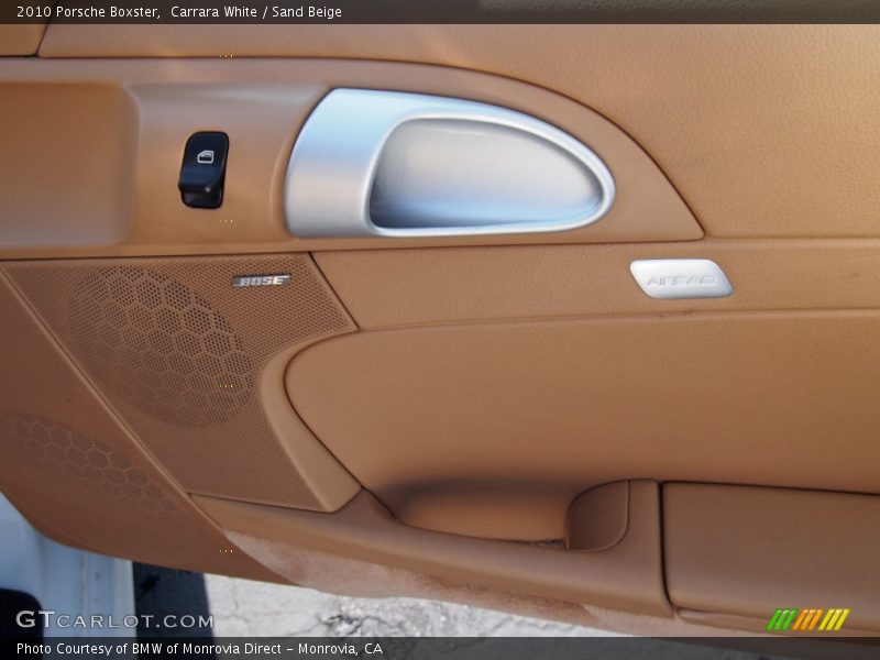 Carrara White / Sand Beige 2010 Porsche Boxster