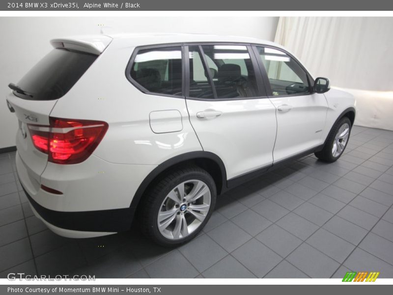 Alpine White / Black 2014 BMW X3 xDrive35i