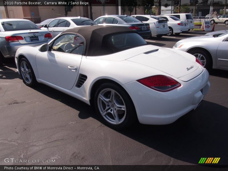 Carrara White / Sand Beige 2010 Porsche Boxster