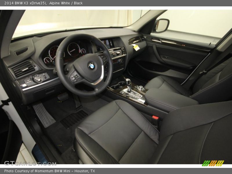 Black Interior - 2014 X3 xDrive35i 