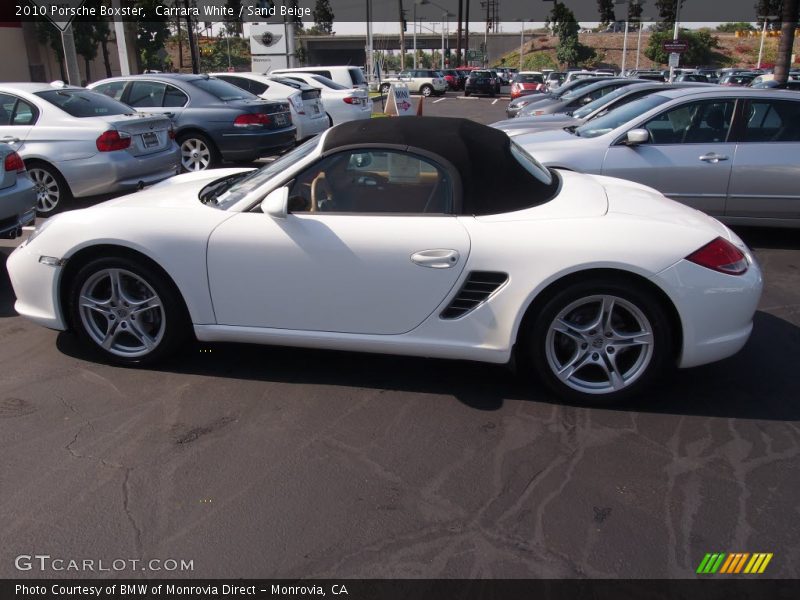 Carrara White / Sand Beige 2010 Porsche Boxster