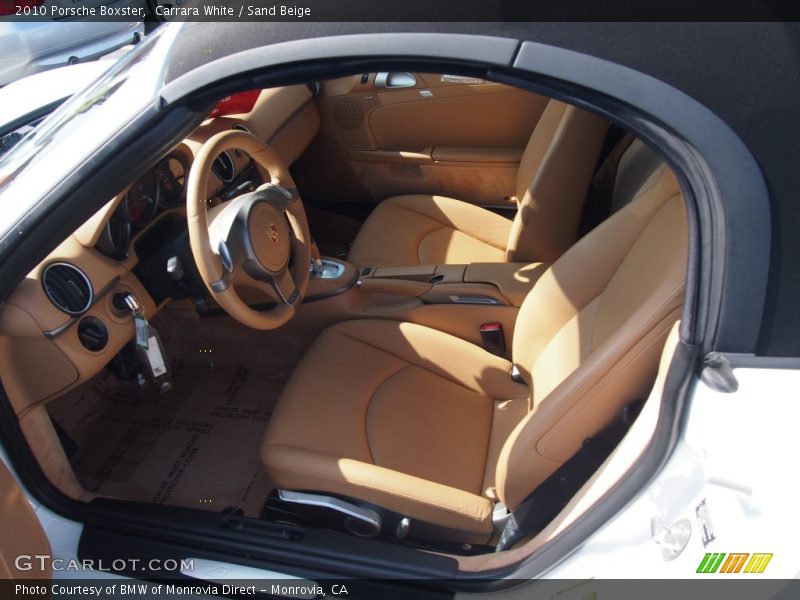 Carrara White / Sand Beige 2010 Porsche Boxster