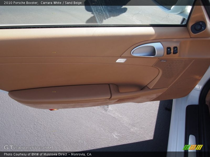 Carrara White / Sand Beige 2010 Porsche Boxster