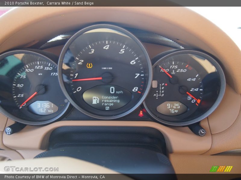 Carrara White / Sand Beige 2010 Porsche Boxster