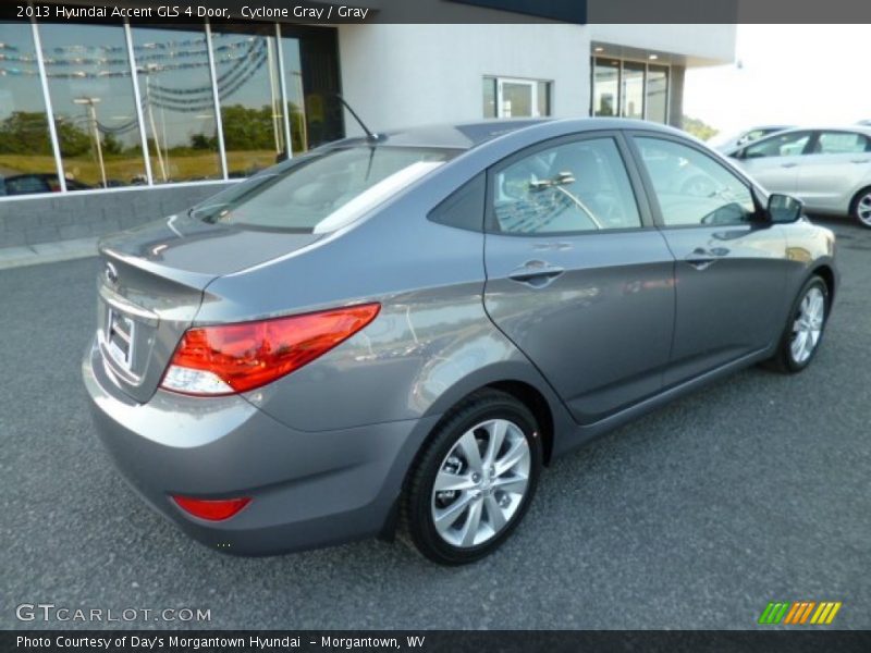 Cyclone Gray / Gray 2013 Hyundai Accent GLS 4 Door