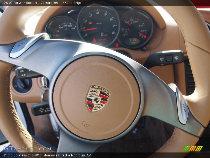 Carrara White / Sand Beige 2010 Porsche Boxster