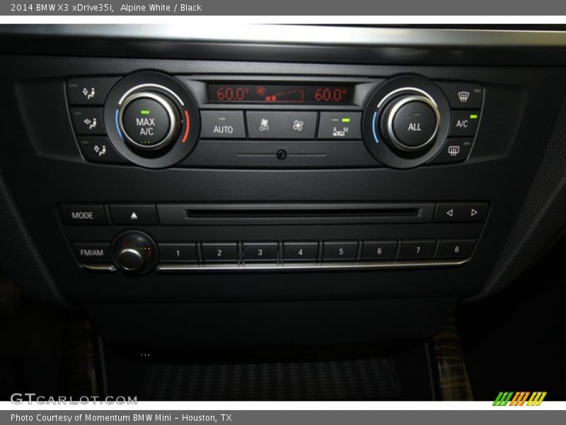 Controls of 2014 X3 xDrive35i
