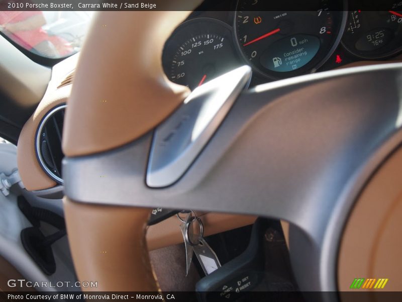 Carrara White / Sand Beige 2010 Porsche Boxster