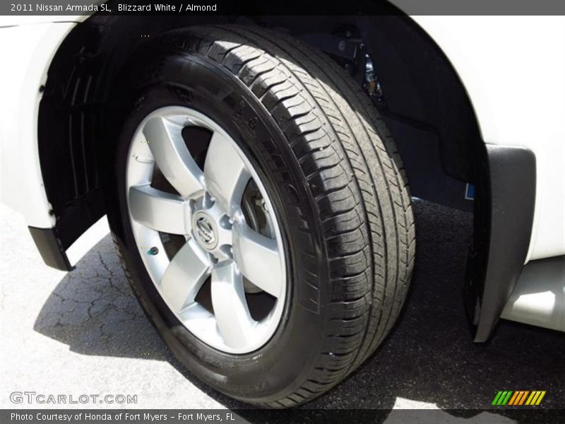Blizzard White / Almond 2011 Nissan Armada SL