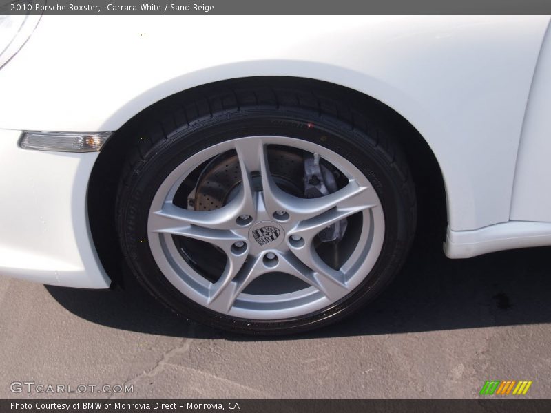 Carrara White / Sand Beige 2010 Porsche Boxster