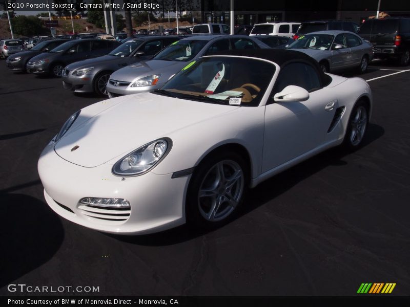 Carrara White / Sand Beige 2010 Porsche Boxster