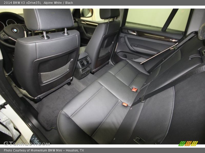 Rear Seat of 2014 X3 xDrive35i