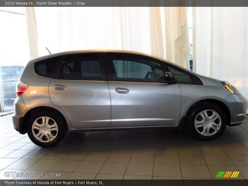 Storm Silver Metallic / Gray 2010 Honda Fit