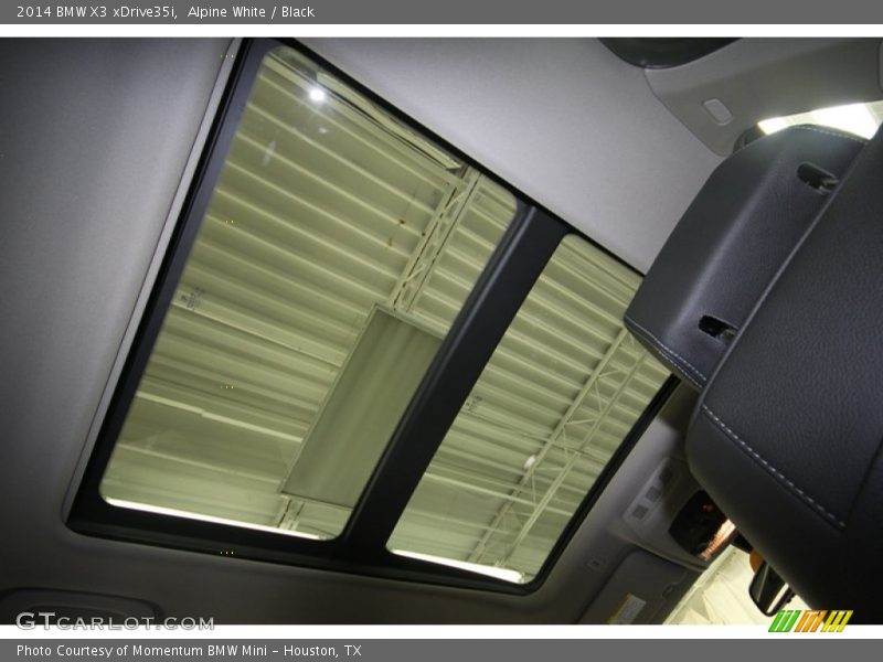 Sunroof of 2014 X3 xDrive35i