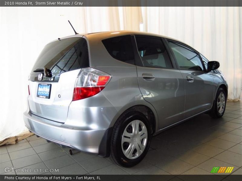 Storm Silver Metallic / Gray 2010 Honda Fit