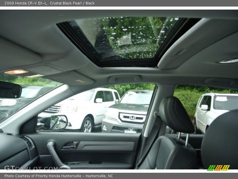 Crystal Black Pearl / Black 2009 Honda CR-V EX-L