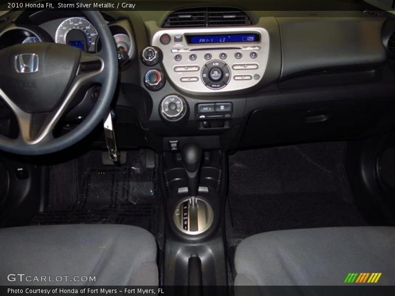 Storm Silver Metallic / Gray 2010 Honda Fit