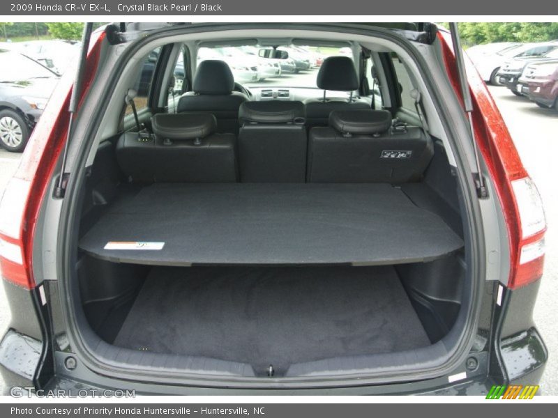Crystal Black Pearl / Black 2009 Honda CR-V EX-L