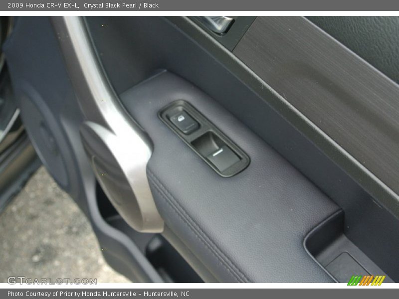 Crystal Black Pearl / Black 2009 Honda CR-V EX-L