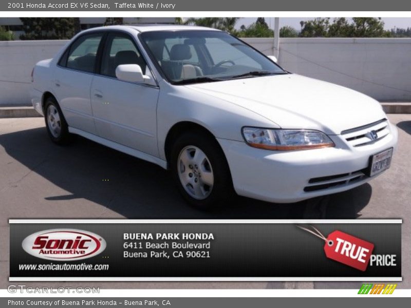 Taffeta White / Ivory 2001 Honda Accord EX V6 Sedan