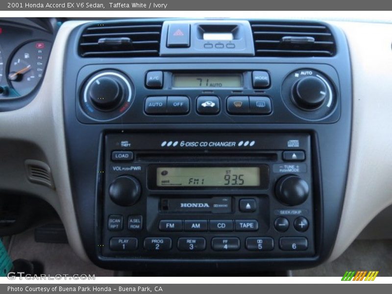 Taffeta White / Ivory 2001 Honda Accord EX V6 Sedan