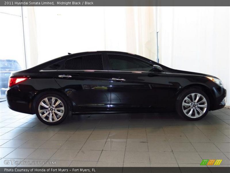 Midnight Black / Black 2011 Hyundai Sonata Limited
