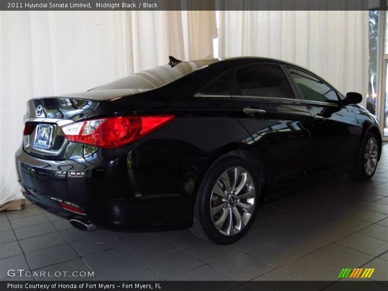 Midnight Black / Black 2011 Hyundai Sonata Limited