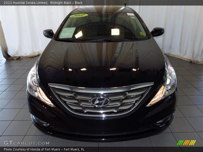 Midnight Black / Black 2011 Hyundai Sonata Limited