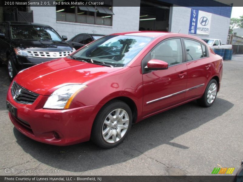 Red Brick Metallic / Charcoal 2010 Nissan Sentra 2.0 S
