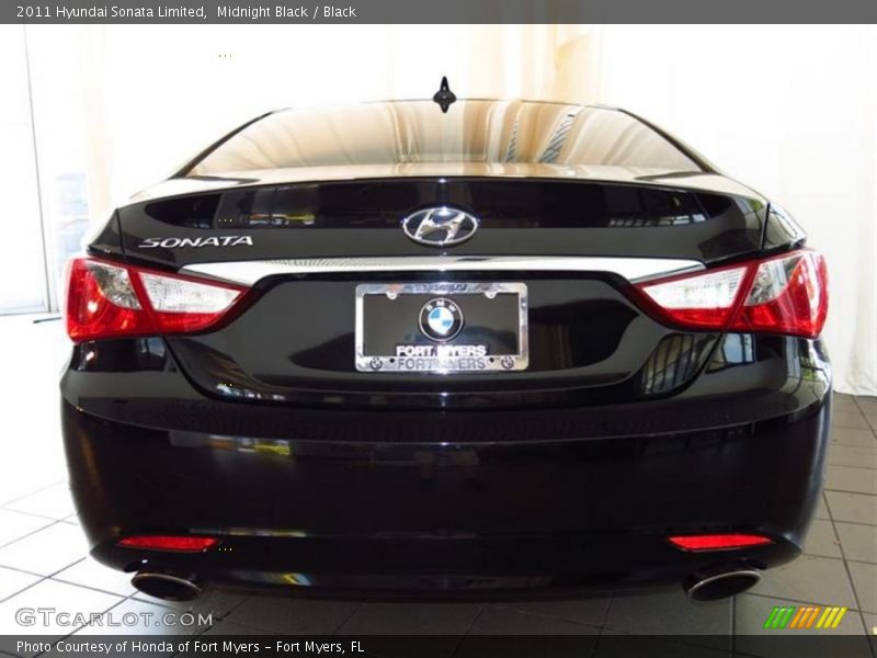 Midnight Black / Black 2011 Hyundai Sonata Limited
