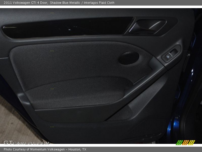 Shadow Blue Metallic / Interlagos Plaid Cloth 2011 Volkswagen GTI 4 Door