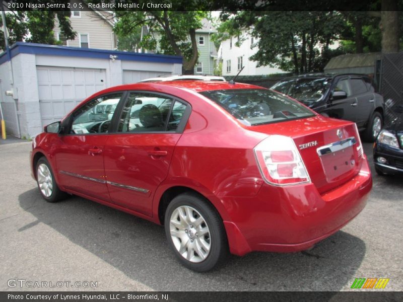 Red Brick Metallic / Charcoal 2010 Nissan Sentra 2.0 S