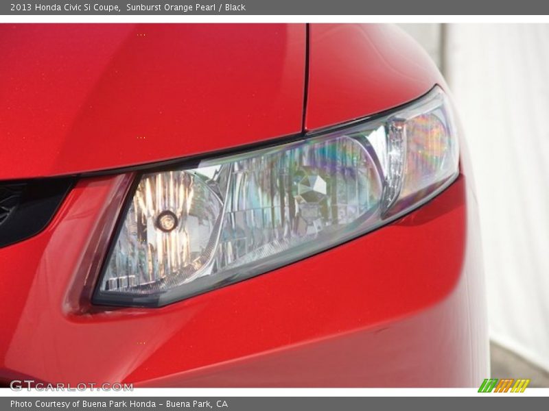 Sunburst Orange Pearl / Black 2013 Honda Civic Si Coupe