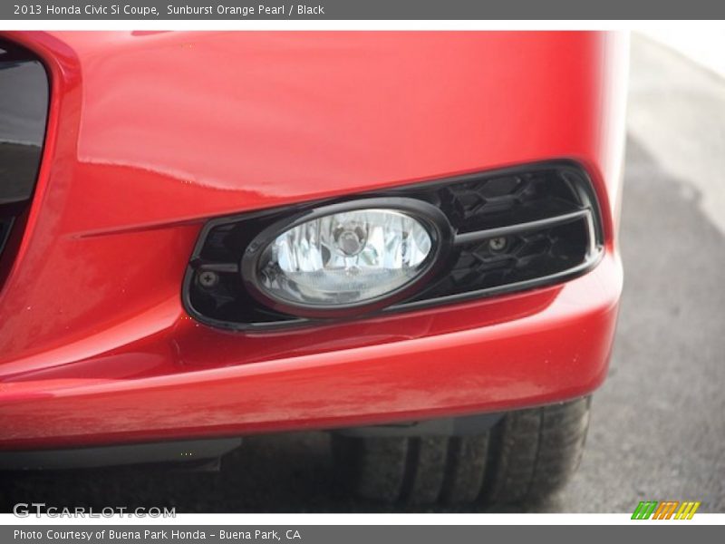 Sunburst Orange Pearl / Black 2013 Honda Civic Si Coupe
