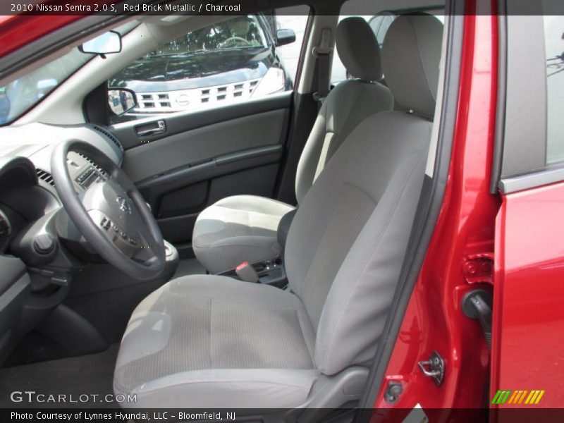 Red Brick Metallic / Charcoal 2010 Nissan Sentra 2.0 S