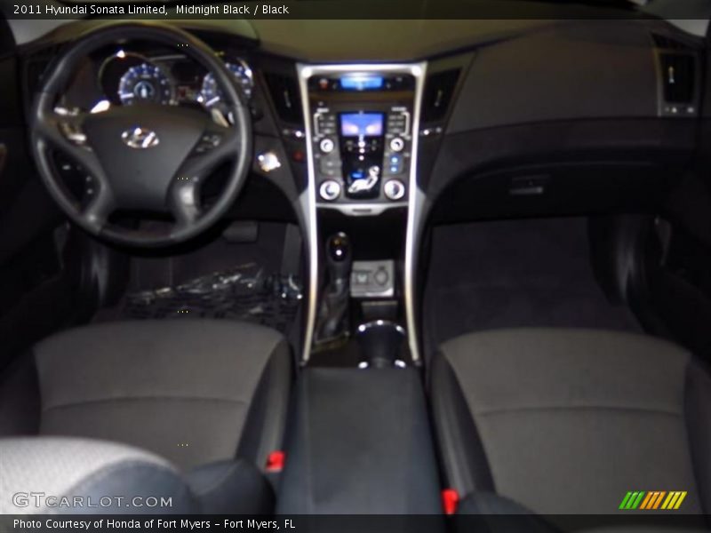 Midnight Black / Black 2011 Hyundai Sonata Limited